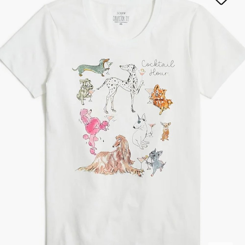 J. Crew Cocktail Hour Graphic T Shirt - Picture 4 of 4